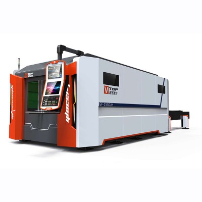 เครื่องตัดไฟเบอร์เลเซอร์ตัดแผ่น Golden Laser - 3000W Stainless Carbon Steel Sheet Fiber Laser Cutting Machine
