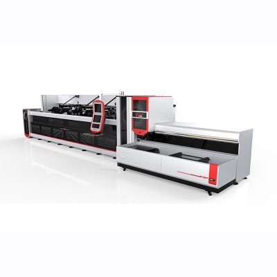 เครื่องตัดไฟเบอร์เลเซอร์ตัดท่อ Golden Laser - High-End Intelligent CNC Laser Pipe Cutting Machine P2060A