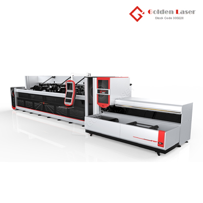 P2060A High-End Intelligent CNC Laser Pipe Cutting Machine - เครื่องตัดไฟเบอร์เลเซอร์ตัดท่อ Golden Laser