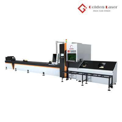 P2060B FS5000 Control Economic Laser Tube Cutting Machine - เครื่องตัดไฟเบอร์เลเซอร์ตัดท่อ Golden Laser