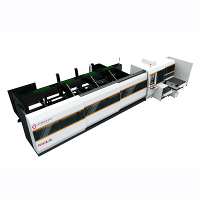 เครื่องตัดไฟเบอร์เลเซอร์ตัดท่อ Golden Laser - 3D 5Axis Fiber Laser Tube Cutting Machine -Bevel Cutting Laser
